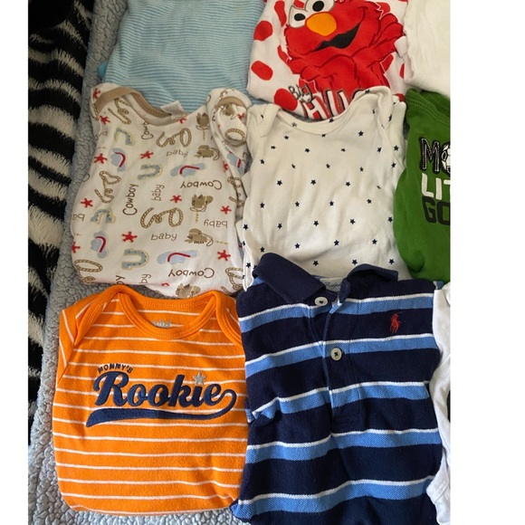 0-3 months baby boy tops and pants bundle - Picture 3 of 3